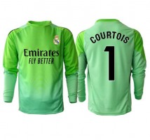 Real Madrid Thibaut Courtois #1 Bramkarskie Koszulka Wyjazdowa 2025-26 Długi Rękaw